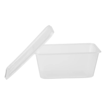 RECT,TAKE AWAY BOX W/LID 1000ML
